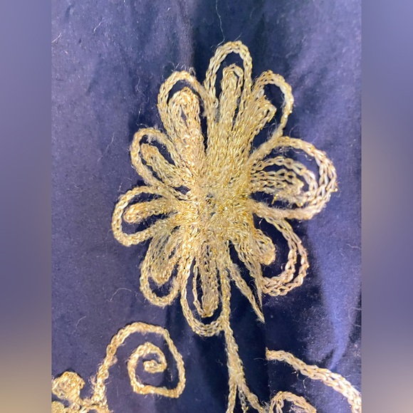 Navy Blue/gold tunic - Picture 4 of 15